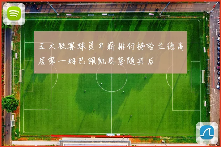 五大联赛球员年薪排行榜哈兰德高居第一姆巴佩凯恩紧随其后